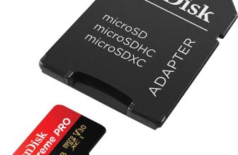 sandisk memory card with adaptor